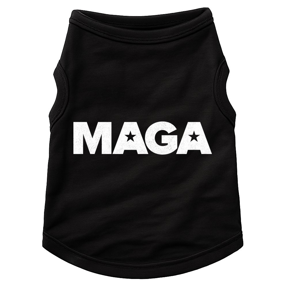 MAGA Distressed Logo Make America Great Again Doggie Tank