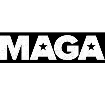 MAGA Distressed Logo Make America Great Again Bumper Sticker