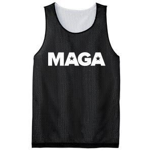 MAGA Distressed Logo Make America Great Again Mesh Reversible Basketball Jersey Tank