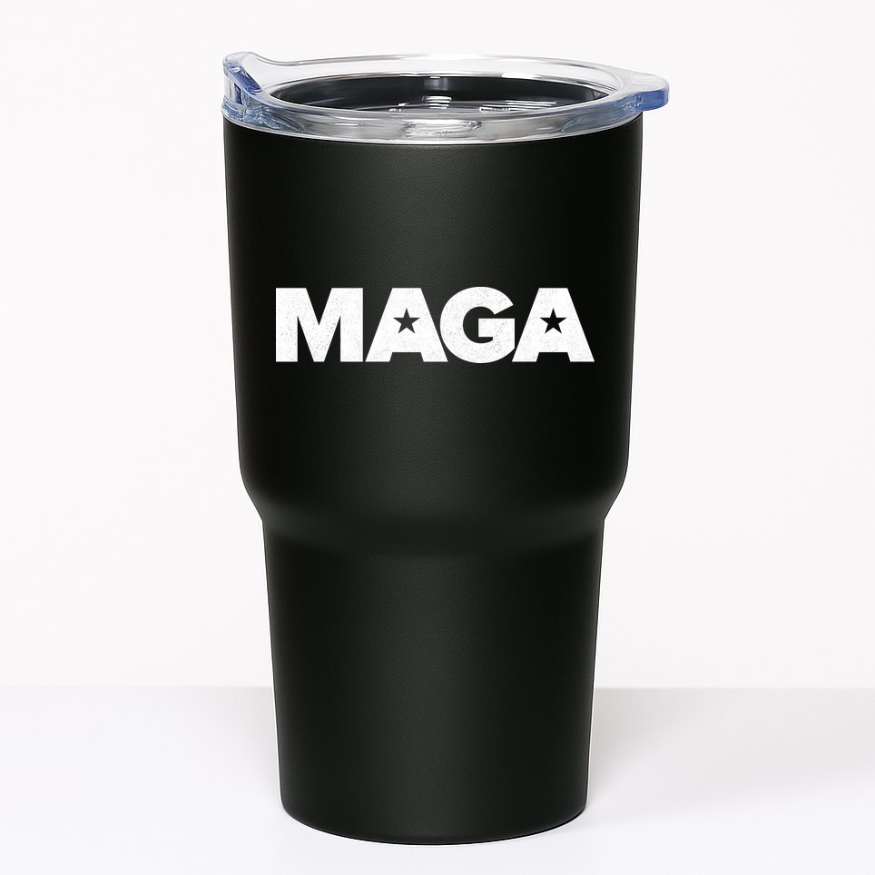MAGA Distressed Logo Make America Great Again Tumbler