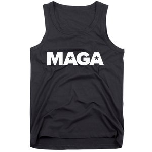 MAGA Distressed Logo Make America Great Again Tank Top