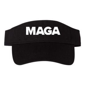 MAGA Distressed Logo Make America Great Again Valucap Bio-Washed Visor