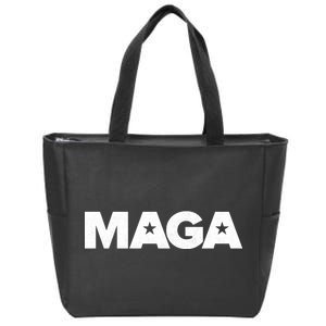 MAGA Distressed Logo Make America Great Again Zip Tote Bag