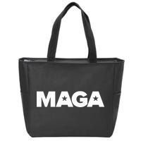 MAGA Distressed Logo Make America Great Again Zip Tote Bag