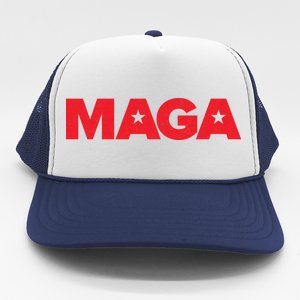 MAGA Distressed Logo Make America Great Again Trucker Hat