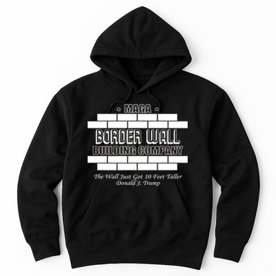 MAGA Donald Trump Border Wall Construction Hoodie