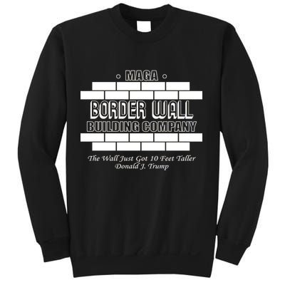 MAGA Donald Trump Border Wall Construction Sweatshirt