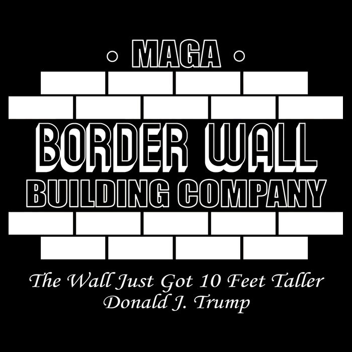 MAGA Donald Trump Border Wall Construction Toddler Hoodie