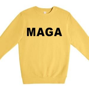 MAGA Make America Great Again President Donald Trump Premium Crewneck Sweatshirt