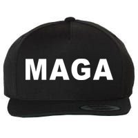 MAGA Make America Great Again President Donald Trump Wool Snapback Cap