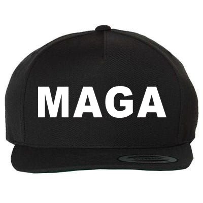 MAGA Make America Great Again President Donald Trump Wool Snapback Cap