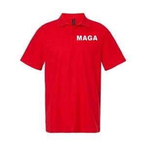 MAGA Make America Great Again President Donald Trump Softstyle Adult Sport Polo