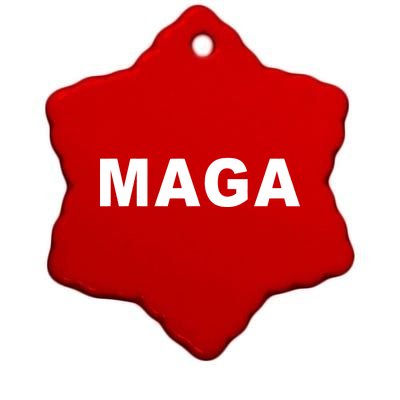 MAGA Make America Great Again President Donald Trump Ceramic Star Ornament