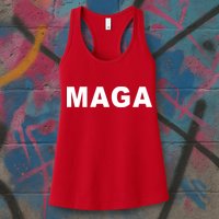 MAGA Make America Great Again President Donald Trump Womens Tank Top