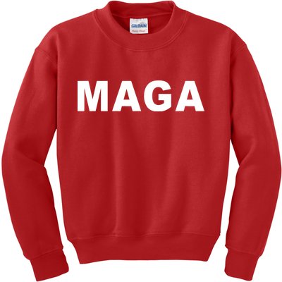 MAGA Make America Great Again President Donald Trump Kids Sweatshirt