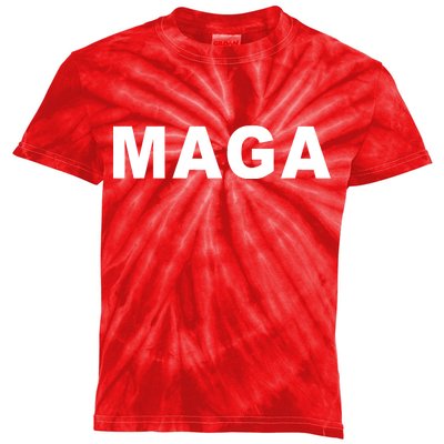 MAGA Make America Great Again President Donald Trump Kids Tie-Dye T-Shirt