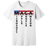 MAGA Microsoft Apple Google Amazon Premium T-Shirt