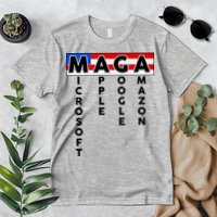 MAGA Microsoft Apple Google Amazon Premium T-Shirt