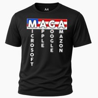 MAGA Microsoft Apple Google Amazon Cooling Performance Crew T-Shirt
