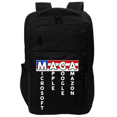 MAGA Microsoft Apple Google Amazon Impact Tech Backpack