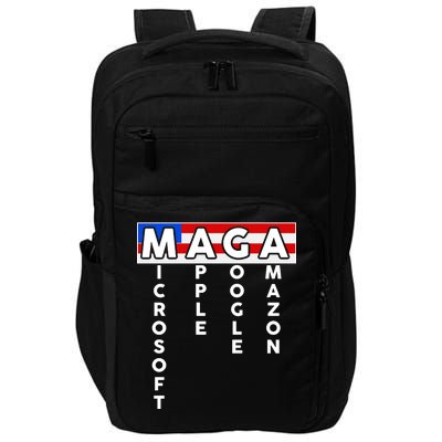 MAGA Microsoft Apple Google Amazon Impact Tech Backpack