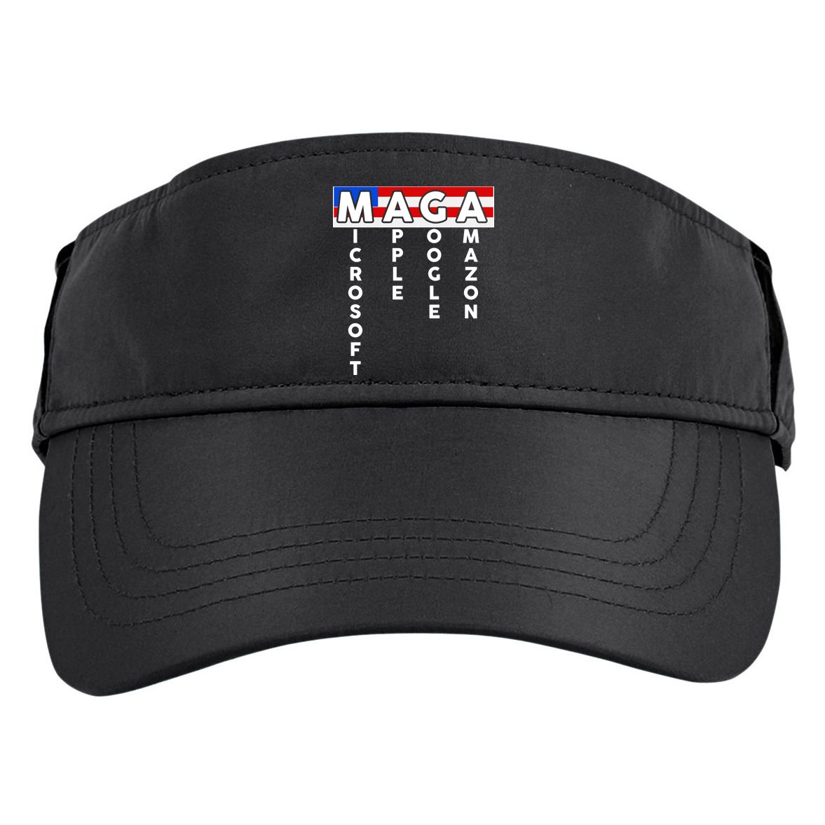 MAGA Microsoft Apple Google Amazon Adult Drive Performance Visor
