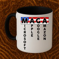 MAGA Microsoft Apple Google Amazon Mug