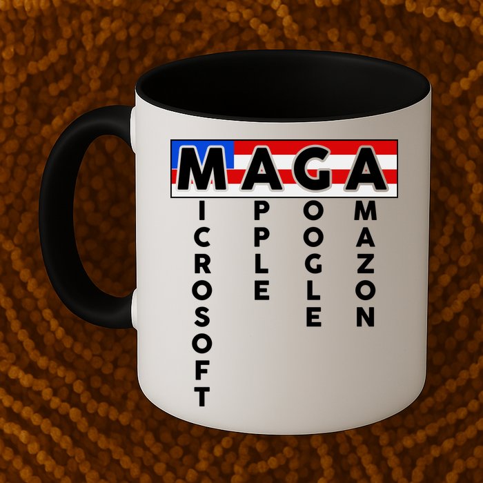 MAGA Microsoft Apple Google Amazon Mug