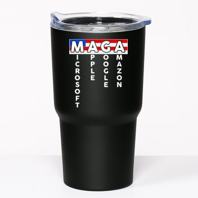 MAGA Microsoft Apple Google Amazon Tumbler