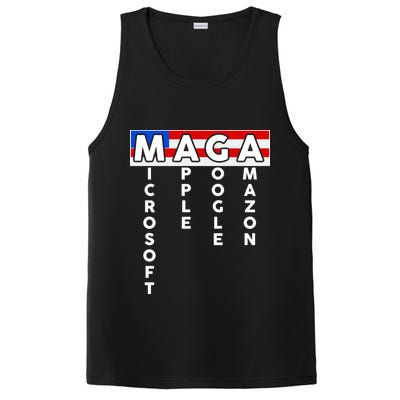 MAGA Microsoft Apple Google Amazon PosiCharge Competitor Tank