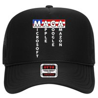 MAGA Microsoft Apple Google Amazon Trucker Hat