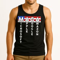 MAGA Microsoft Apple Google Amazon Tank Top