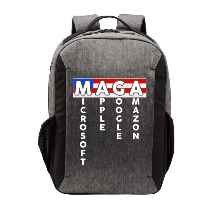 MAGA Microsoft Apple Google Amazon Vector Backpack