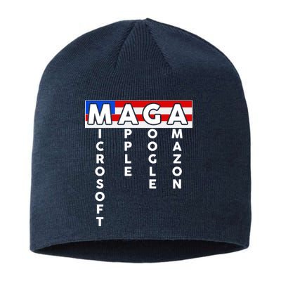 MAGA Microsoft Apple Google Amazon Sustainable Beanie