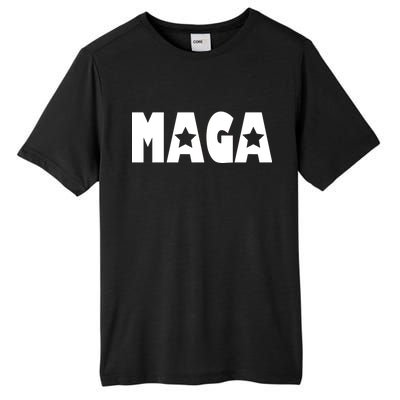 MAGA Star Logo Make America Great Again Tall Fusion ChromaSoft Performance T-Shirt