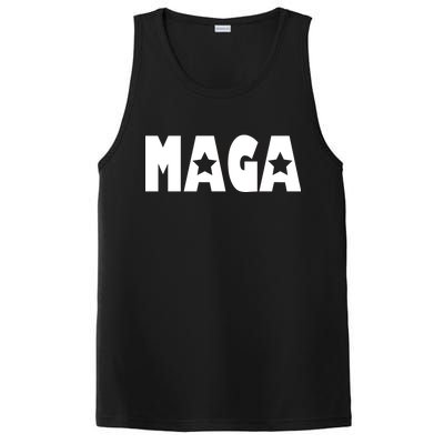 MAGA Star Logo Make America Great Again PosiCharge Competitor Tank