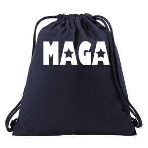 MAGA Star Logo Make America Great Again Drawstring Bag