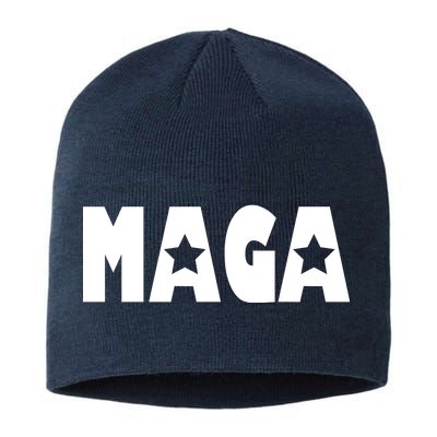 MAGA Star Logo Make America Great Again Sustainable Beanie