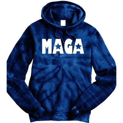 MAGA Star Logo Make America Great Again Tie Dye Hoodie