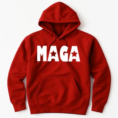MAGA Star Logo Make America Great Again Hoodie