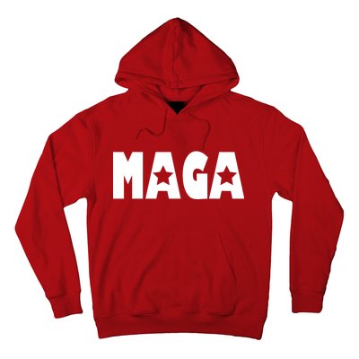 MAGA Star Logo Make America Great Again Hoodie