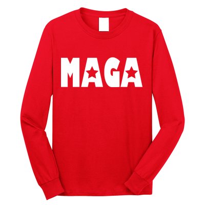 MAGA Star Logo Make America Great Again Long Sleeve Shirt