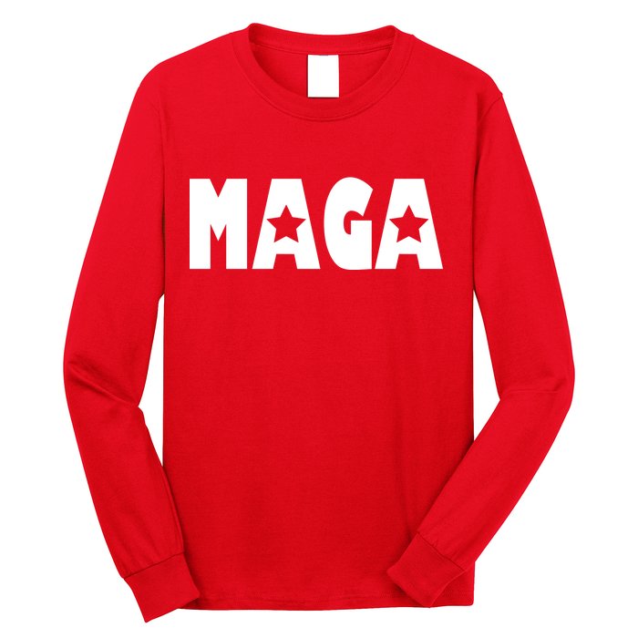 MAGA Star Logo Make America Great Again Long Sleeve Shirt