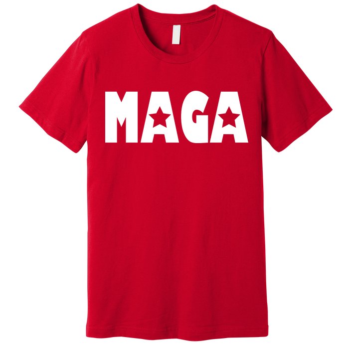 MAGA Star Logo Make America Great Again Premium T-Shirt