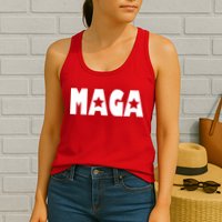 MAGA Star Logo Make America Great Again Womens Tank Top