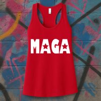MAGA Star Logo Make America Great Again Womens Tank Top