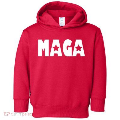 MAGA Star Logo Make America Great Again Toddler Hoodie