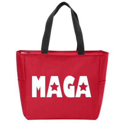 MAGA Star Logo Make America Great Again Zip Tote Bag