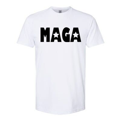 MAGA Star Logo Make America Great Again Softstyle® CVC T-Shirt