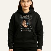 Magic I Don't Believe In But I Believe In Workouts Funny Gym Hoodie